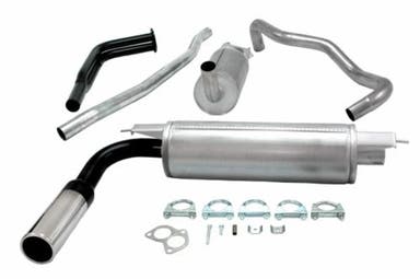 Système d'échappement pour Volvo 240, 1976-1988, 2" sport sans catalyseur