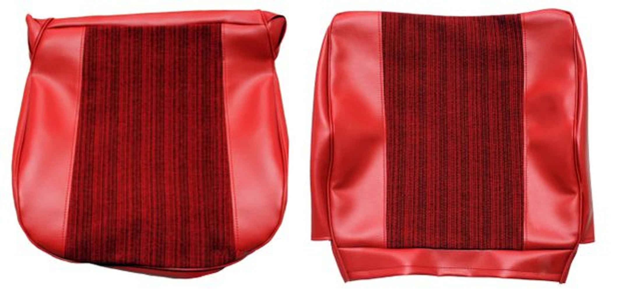 Garniture de siège avant rouge pour Volvo PV544 1962-63