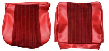 Garniture de siège avant rouge pour Volvo PV544 1962-63
