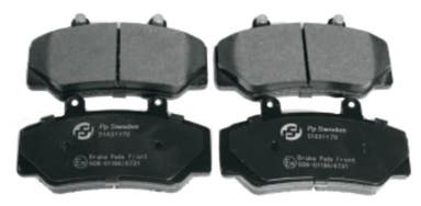 Plaquettes de frein avant pour Volvo 740, 760, 780, 940, 960