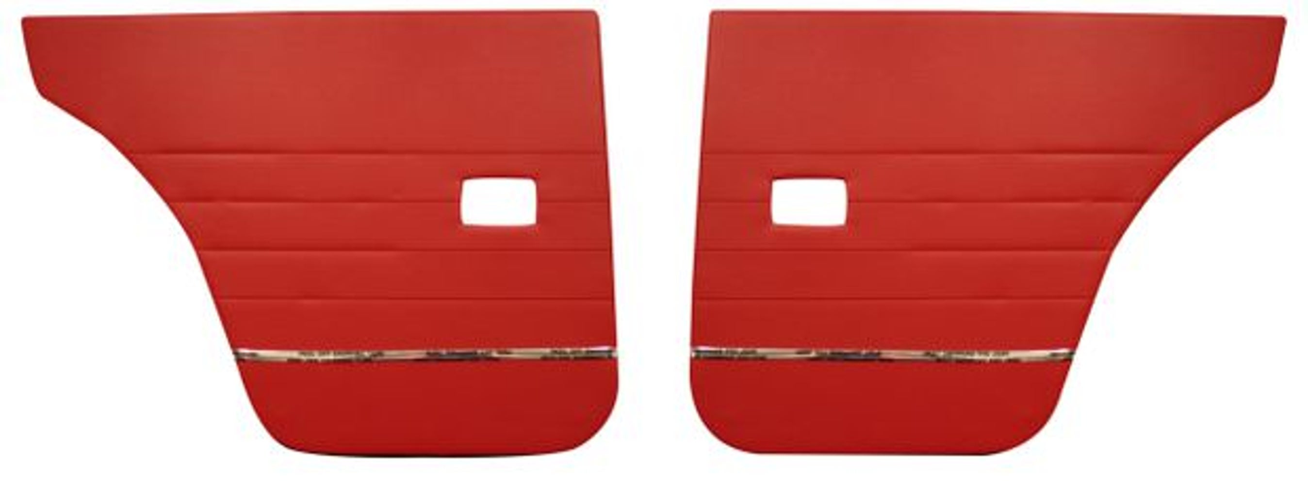 Panneaux de porte arrière pour Volvo Amazon 4D, Amazon Kombi, 1962-63, rouge — bild 2 av 2