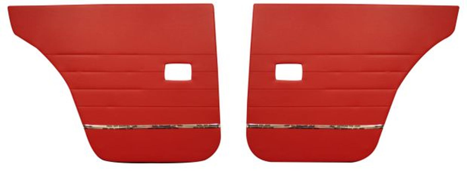 Panneaux de porte arrière pour Volvo Amazon 4D, Amazon Kombi, 1962-63, rouge — bild 2 av 2