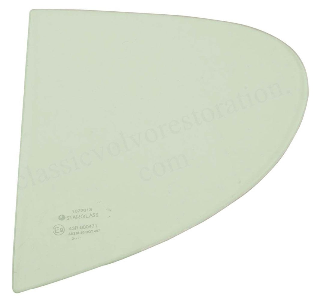 Vitre latérale arrière droite verte pour Volvo 1800, 1800E, 1800ES