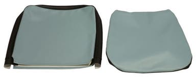 Garniture de siège avant pour Volvo Duett 445 1957-58, bleu/noir (norme américaine)