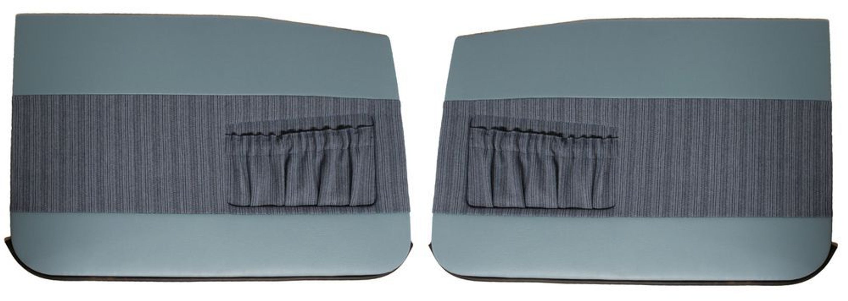 Panneaux de porte avant pour Volvo Amazon 4 portes, 1960-61, bleus