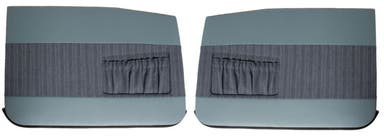 Panneaux de porte avant pour Volvo Amazon 4 portes, 1960-61, bleus