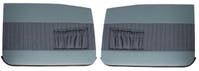 Panneaux de porte avant pour Volvo Amazon 4 portes, 1960-61, bleus — bild 1 av 2