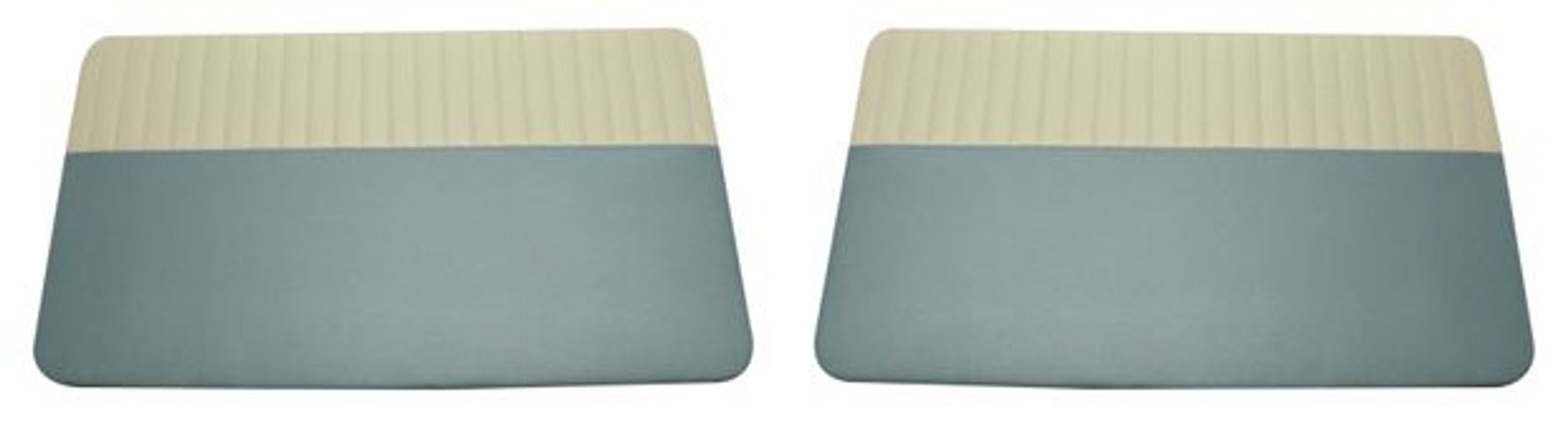 Panneau de porte US bleu/beige