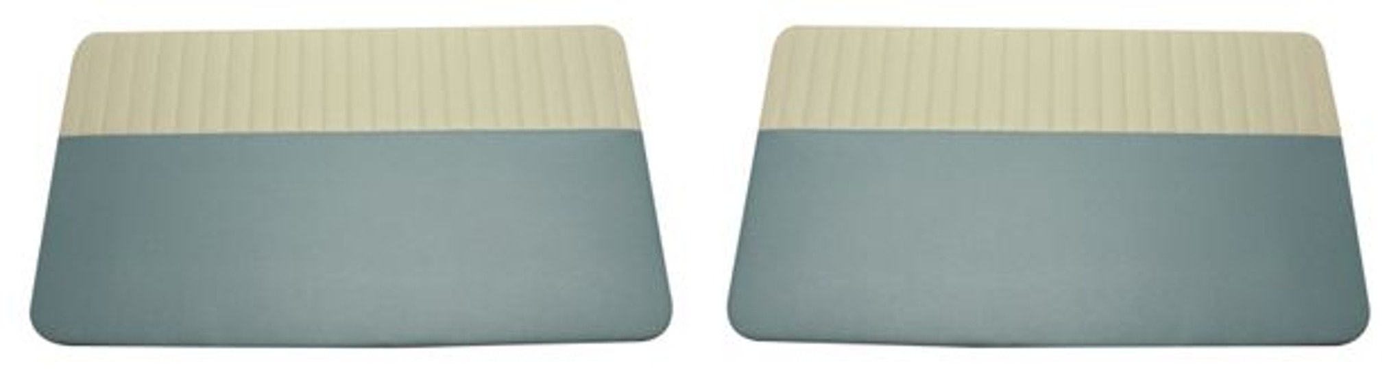 Panneau de porte US bleu/beige