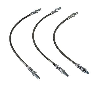 Kit de flexibles de frein pour Volvo 1800, B18, tressés métalliques