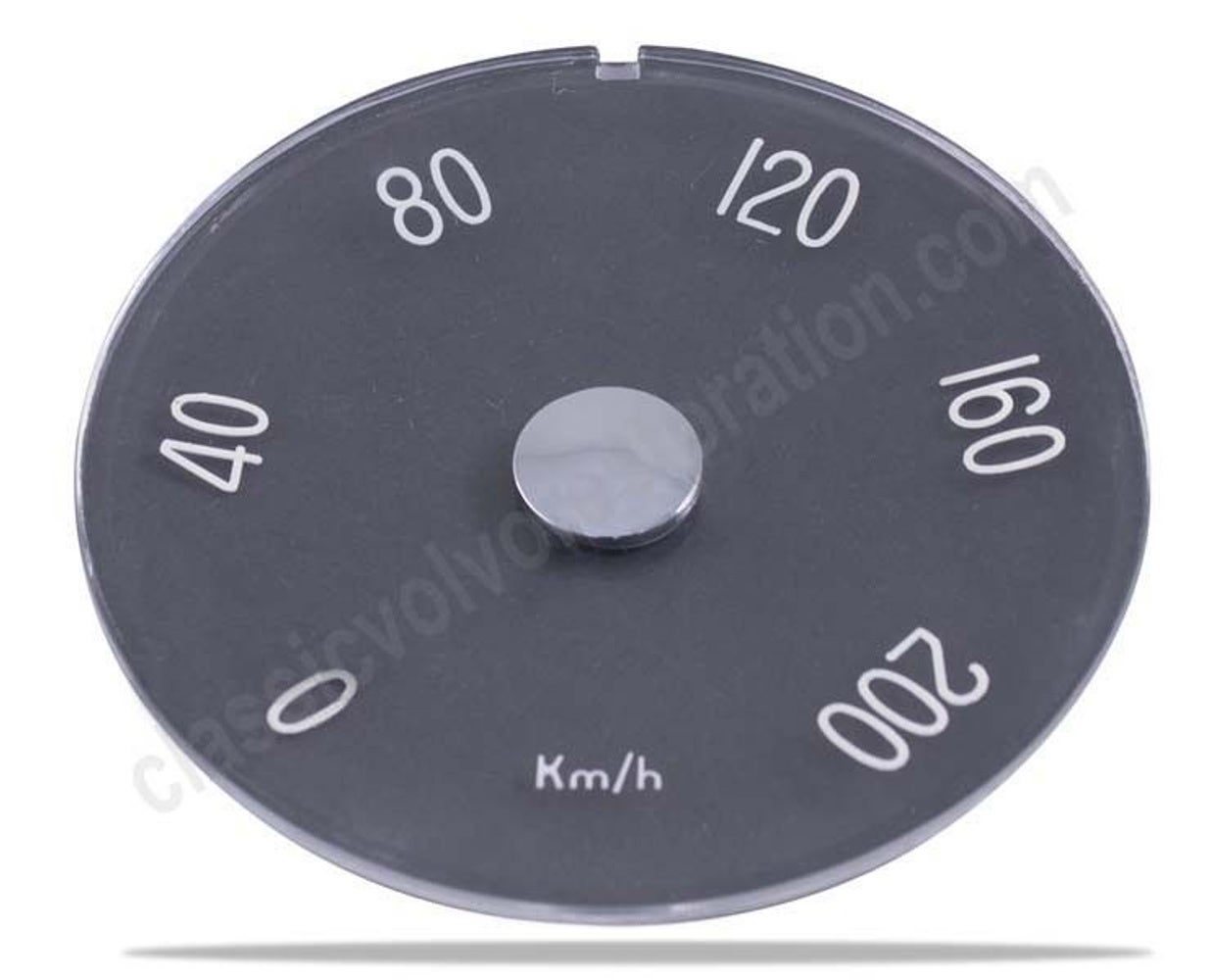 Verre de compteur de vitesse pour Volvo 1800 (km/h), 1961-1969