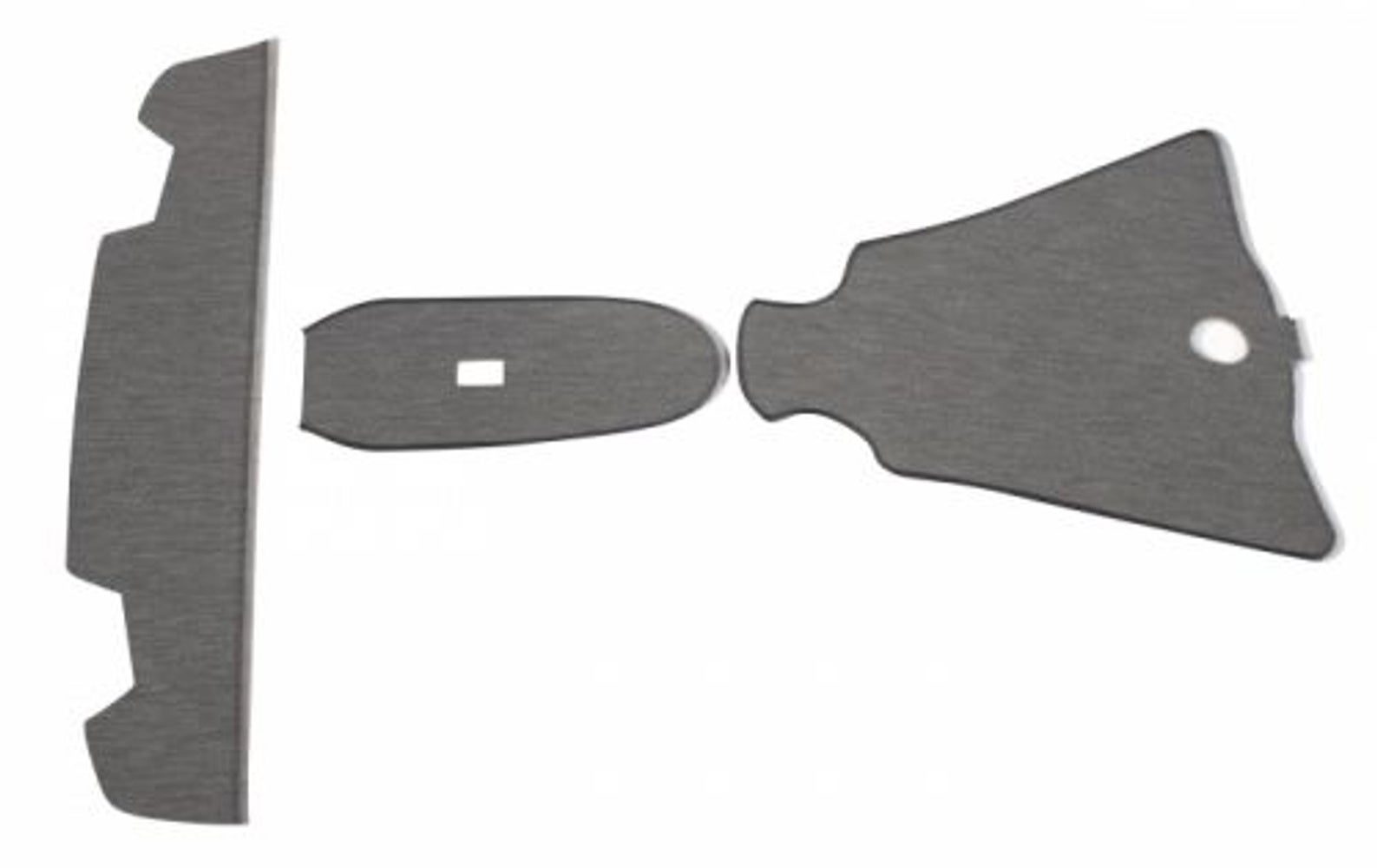 Jeu tapis gris textile