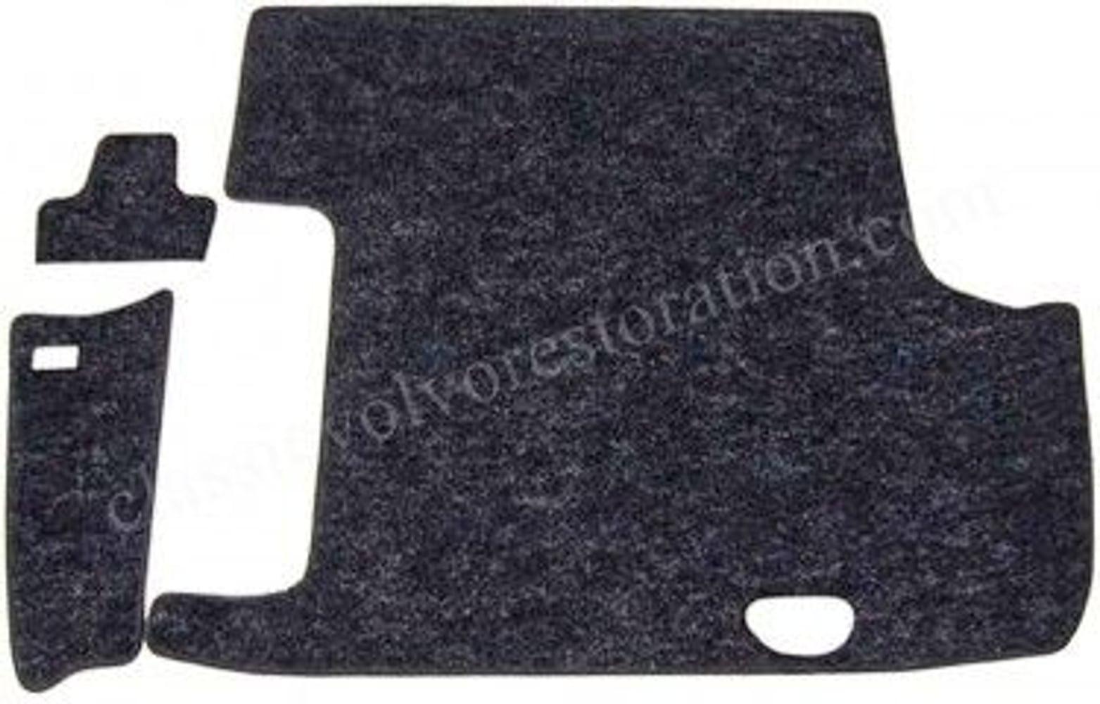 Tapis de coffre pour Volvo Amazon, textile noir