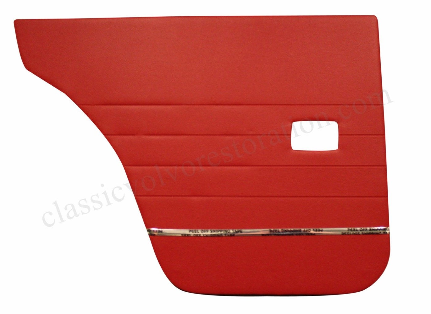Panneaux de porte arrière pour Volvo Amazon 4D, Amazon Kombi, 1962-63, rouge