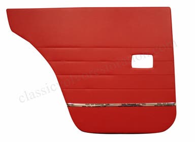 Panneaux de porte arrière pour Volvo Amazon 4D, Amazon Kombi, 1962-63, rouge