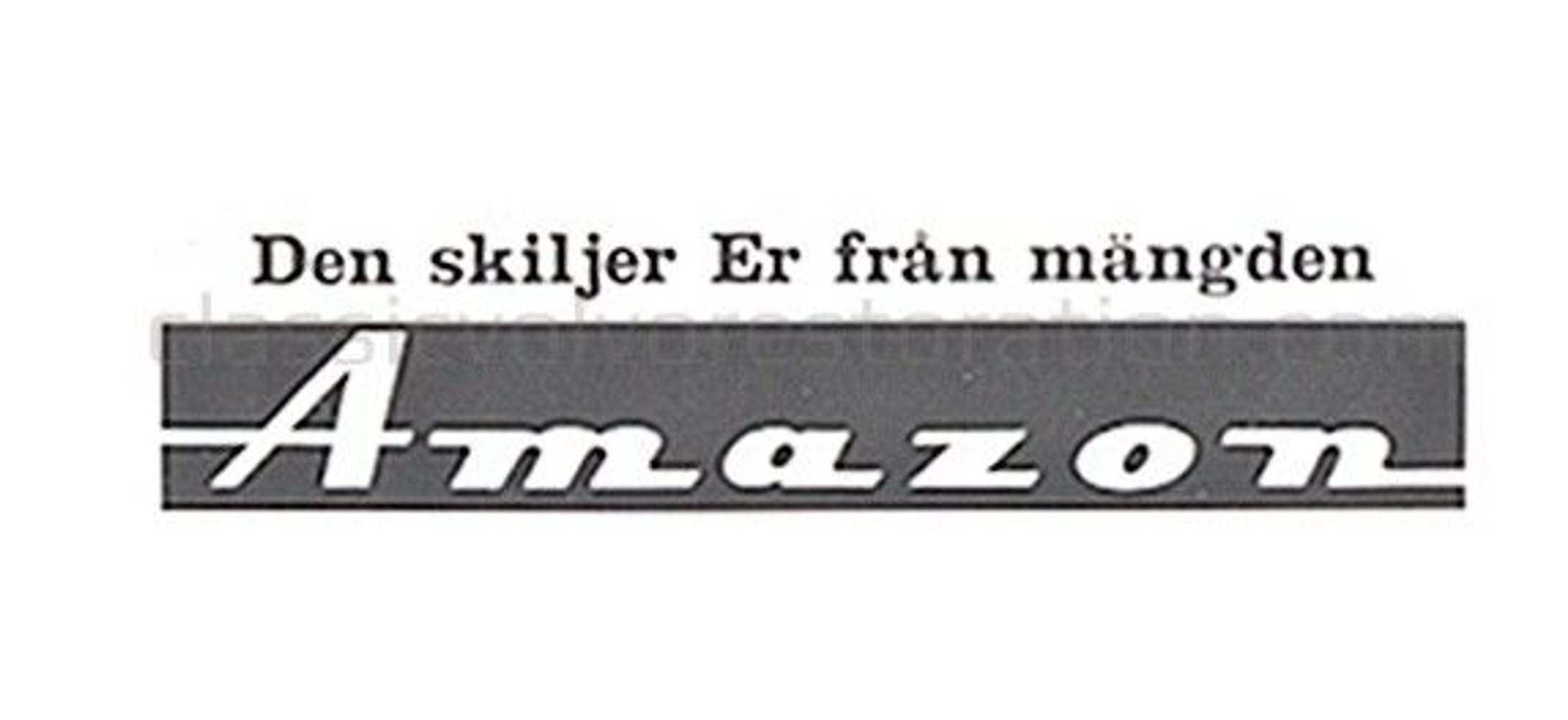Autocollant « Cela vous sépare de… » pour Volvo Amazon — bild 2 av 2