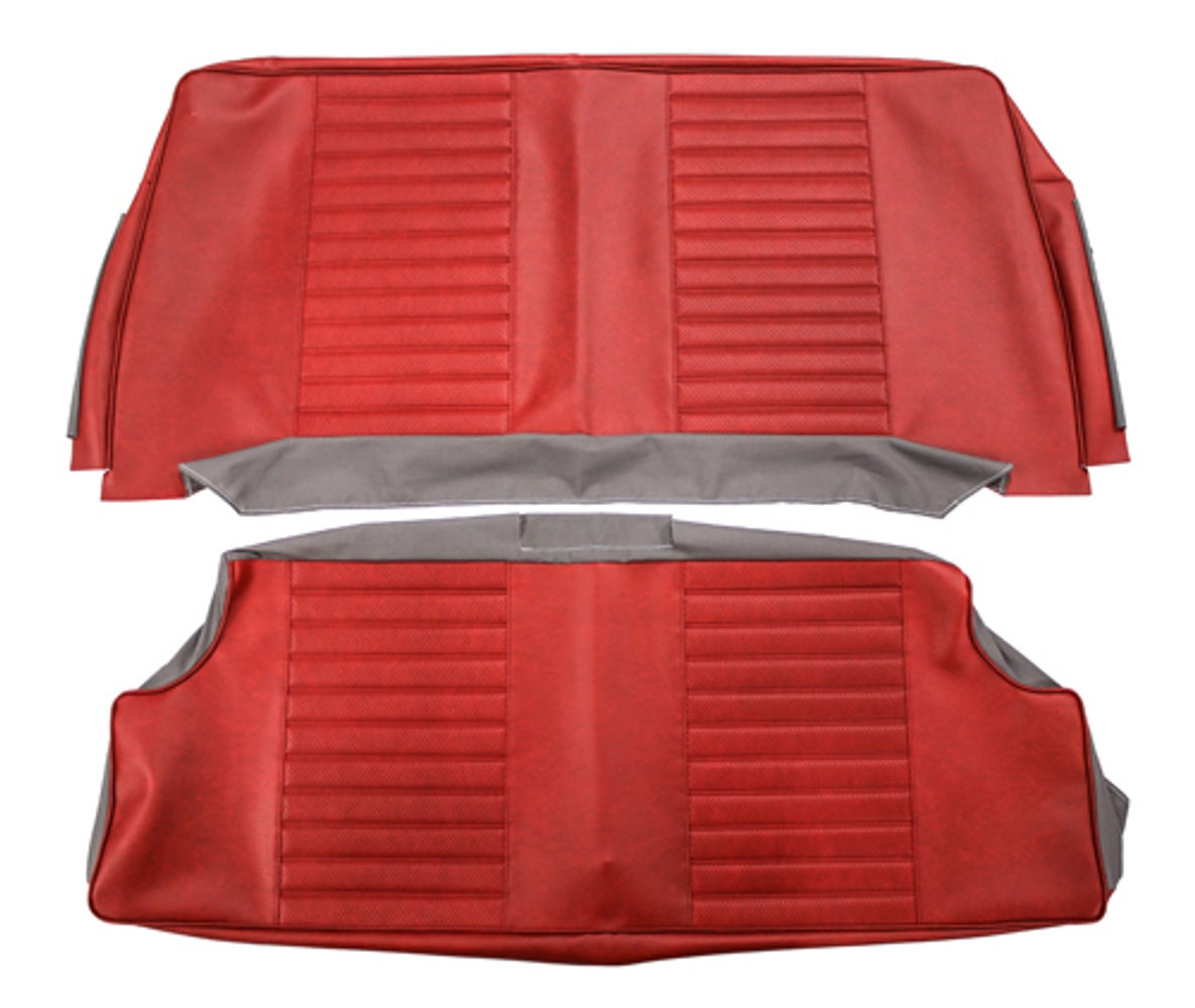 Garniture de siège arrière rouge pour Volvo Amazon 2D 1970