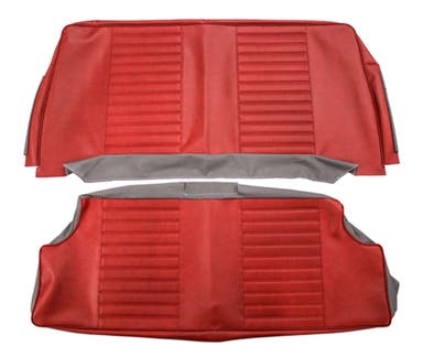 Garniture de siège arrière rouge pour Volvo Amazon 2D 1970