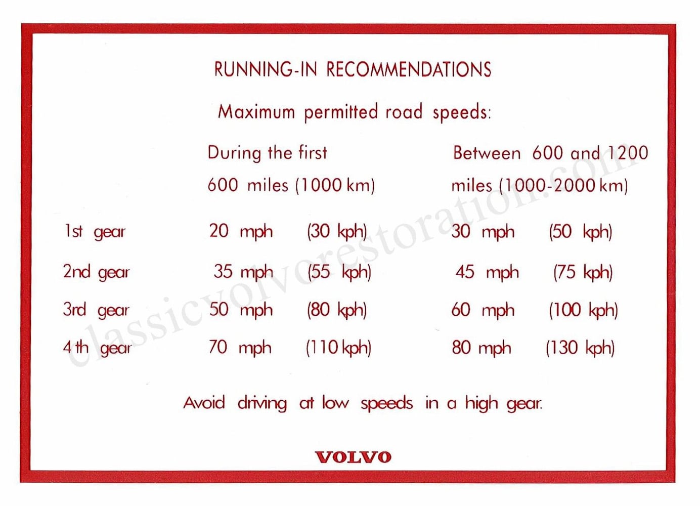 Décalcomanie pour Volvo Amazon, 140 — bild 1 av 2