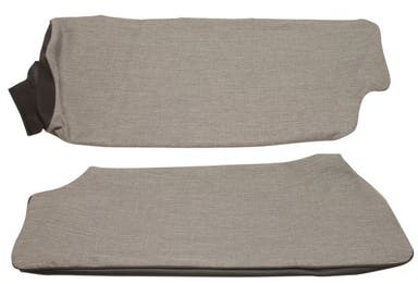 Revêtement de siège arrière pour Volvo Duett 1957-58 gris/noir