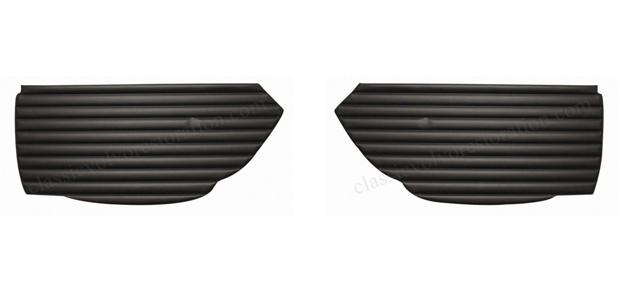 Panneau de porte supérieur noir