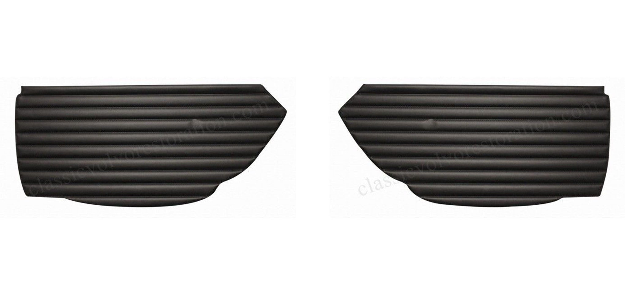 Panneau de porte supérieur noir