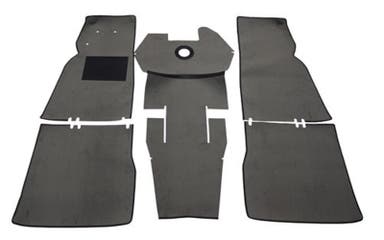 Jeu de tapis pour Volvo Duett 445, en textile gris