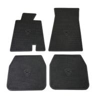 Jeu de tapis de sol en caoutchouc noir pour Volvo 164 (1968-1971). — bild 1 av 4