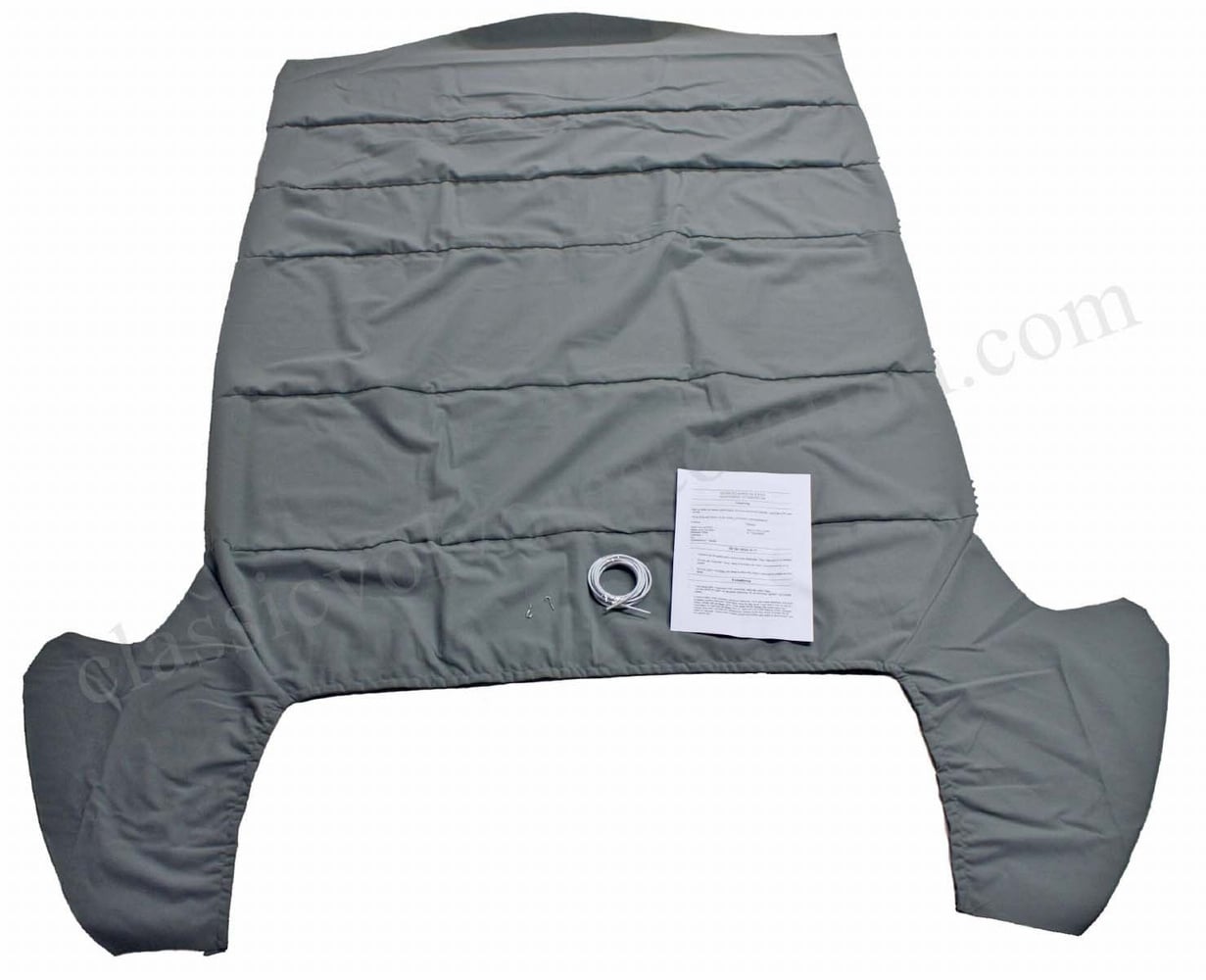 Ciel de toit en tissu gris brossé pour Volvo PV444 (1954-1957)