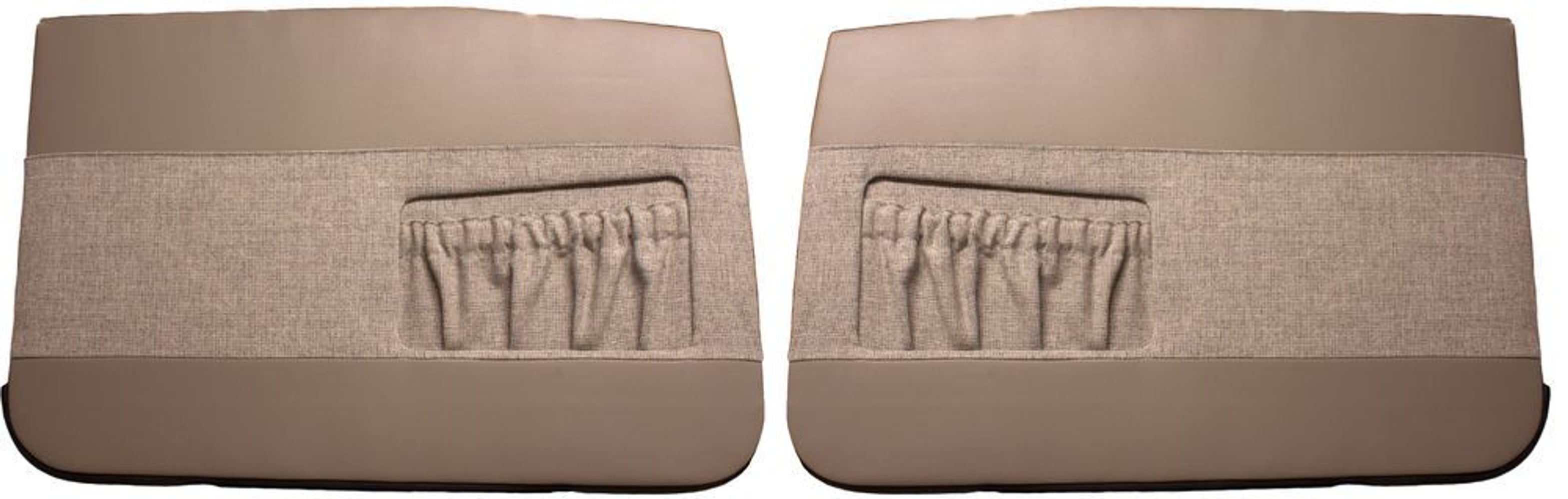 Panneaux de porte avant pour Volvo Amazon 4 portes, 1960-61, gris/beige gris