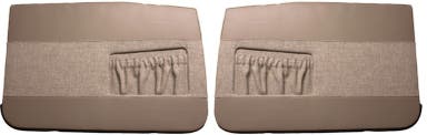 Panneaux de porte avant pour Volvo Amazon 4 portes, 1960-61, gris/beige gris