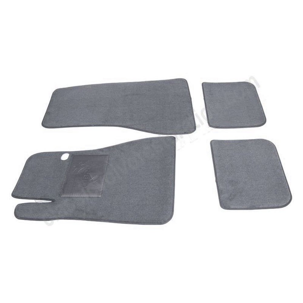 Jeu de tapis accessoire gris