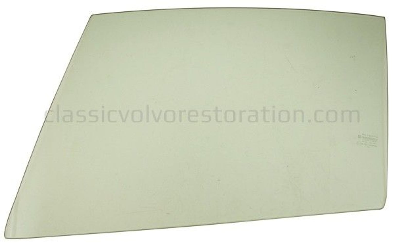 Vitre latérale gauche verte pour Volvo 1800, 1800E, 1800ES (1965-1972). — bild 2 av 2