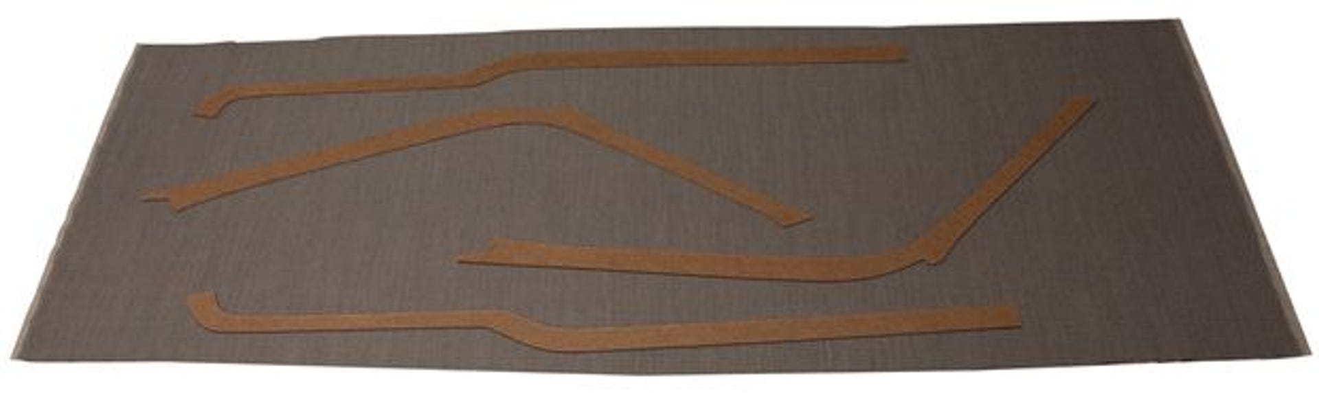 Ensemble de panneaux de montant B/au-dessus de la porte pour Volvo Duett 1958-60, gris-noir