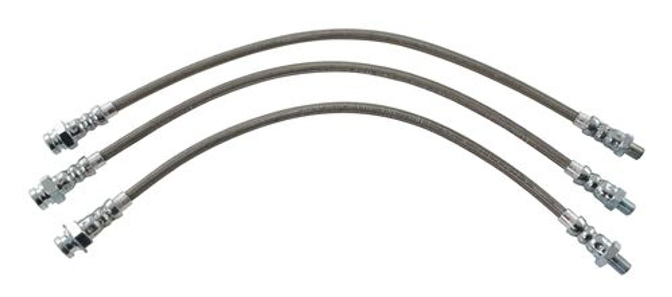 Kit de flexibles de frein pour Volvo Amazon B16, B18-, tressés métalliques