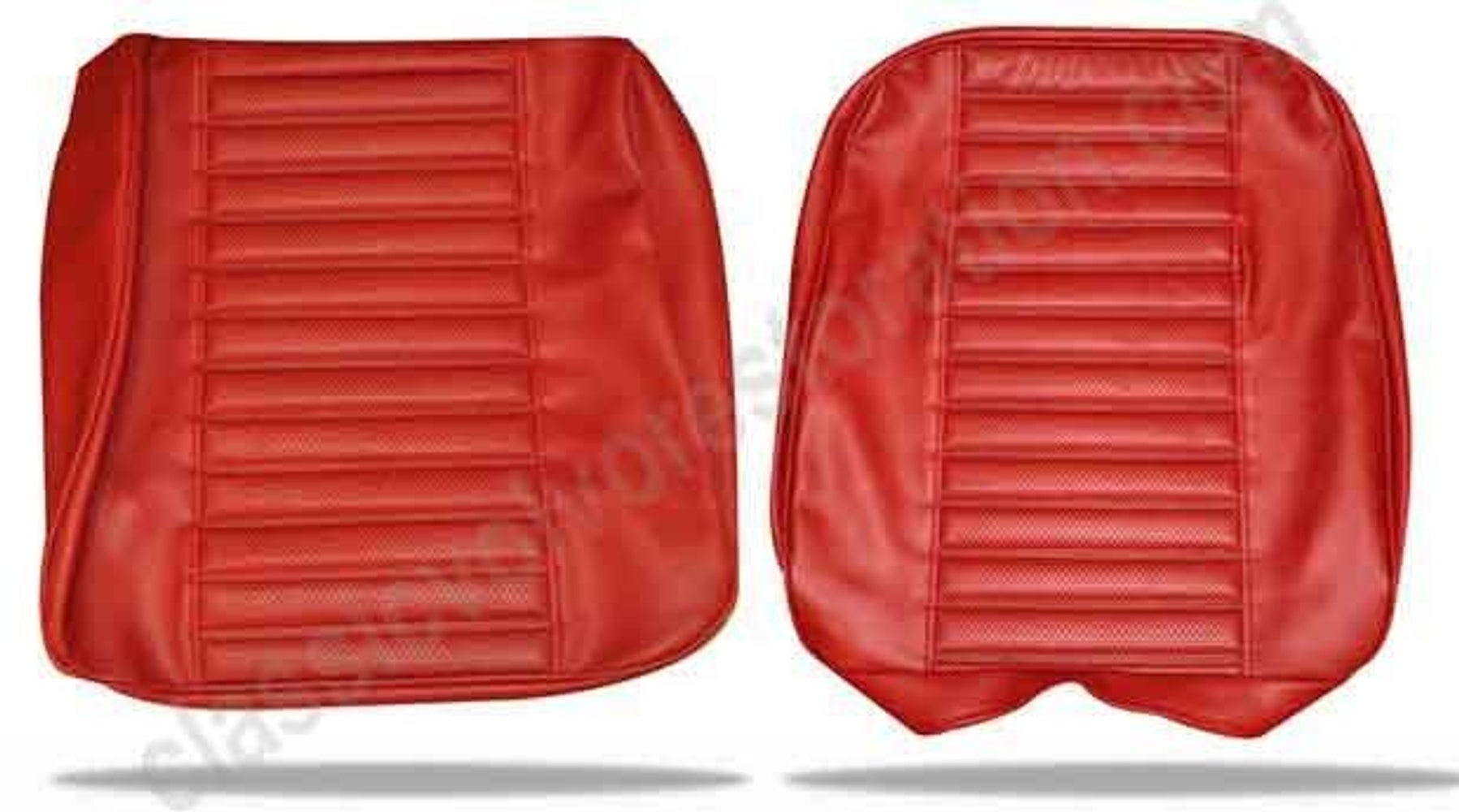 Garniture de siège avant rouge pour Volvo Amazon 2D, Amazon Kombi 1969