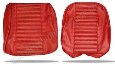 Garniture de siège avant rouge pour Volvo Amazon 2D, Amazon Kombi 1969