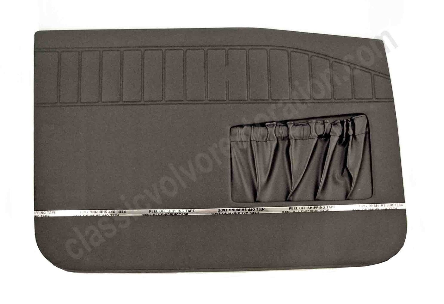 Panneau de porte noir avant