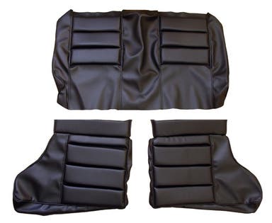 Garniture de siège arrière pour Volvo 1800E, 1800ES, 1972-73, noire