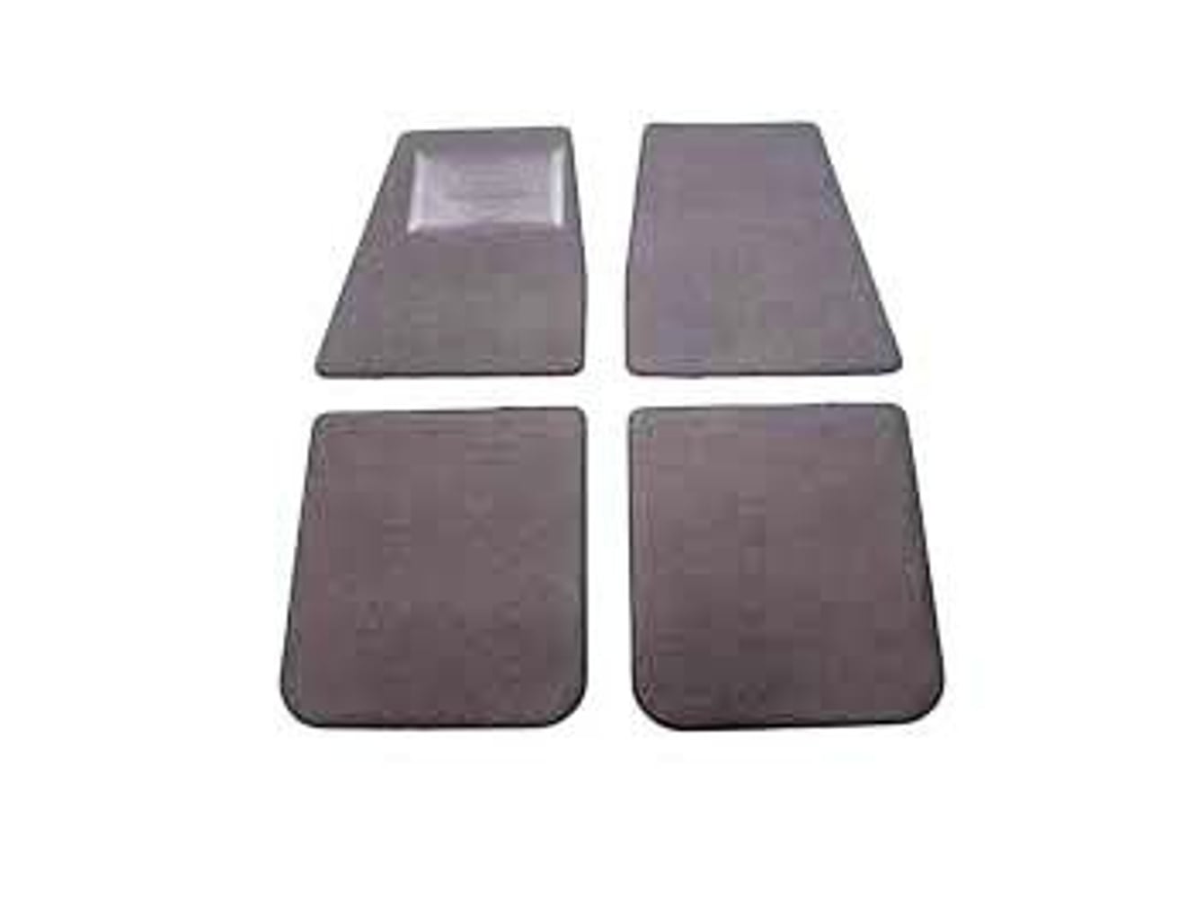 Jeu de tapis accessoire gris