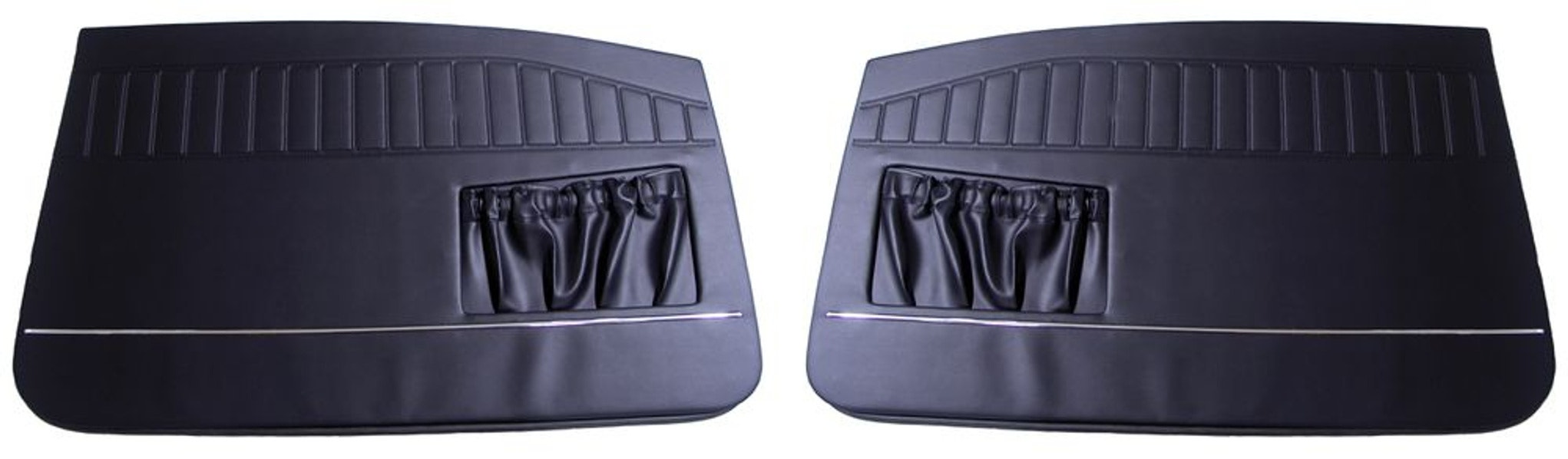 Panneau porte noir av/moulure