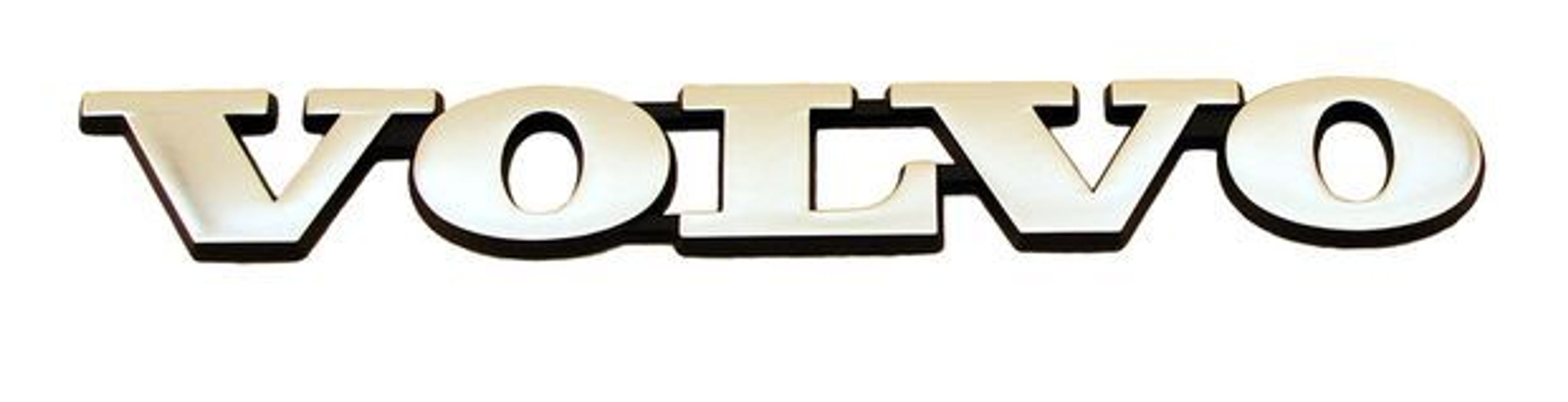 Emblème « VOLVO » arrière pour Volvo 240, 260, 262, 260 1980-85