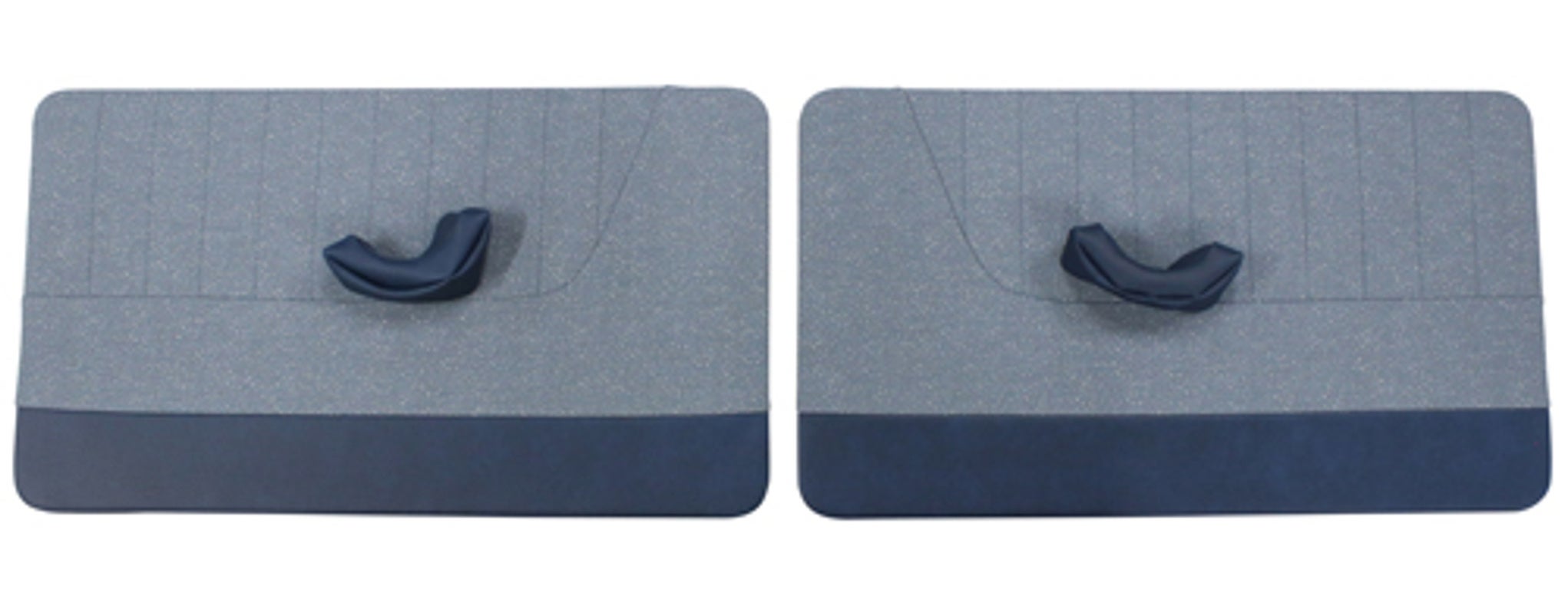 Panneau de porte gris/bleu