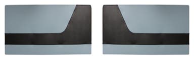 Panneaux de porte pour Volvo Duett, 1957-58, bleu/noir (États-Unis)