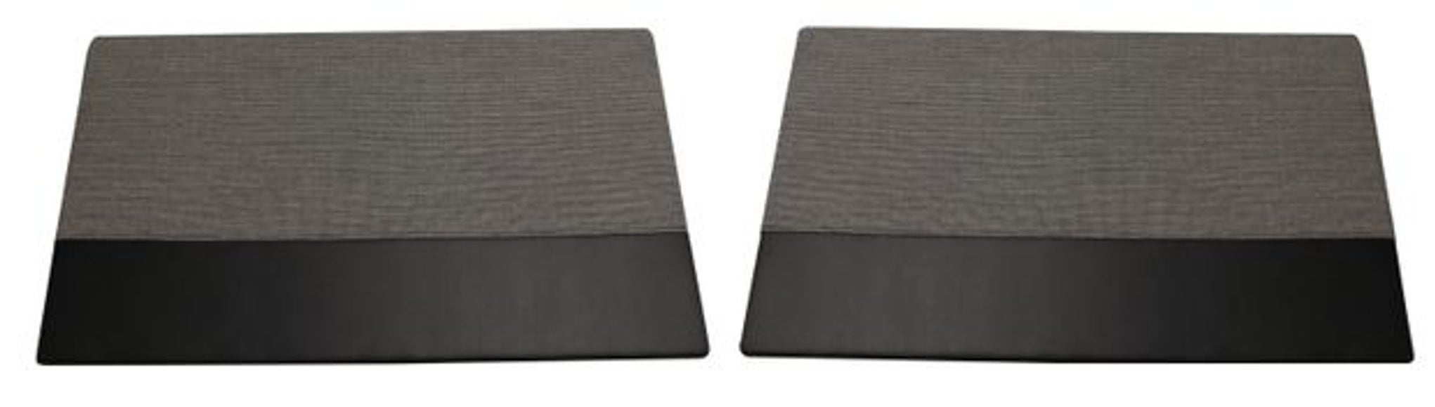 Panneau de porte noir/gris