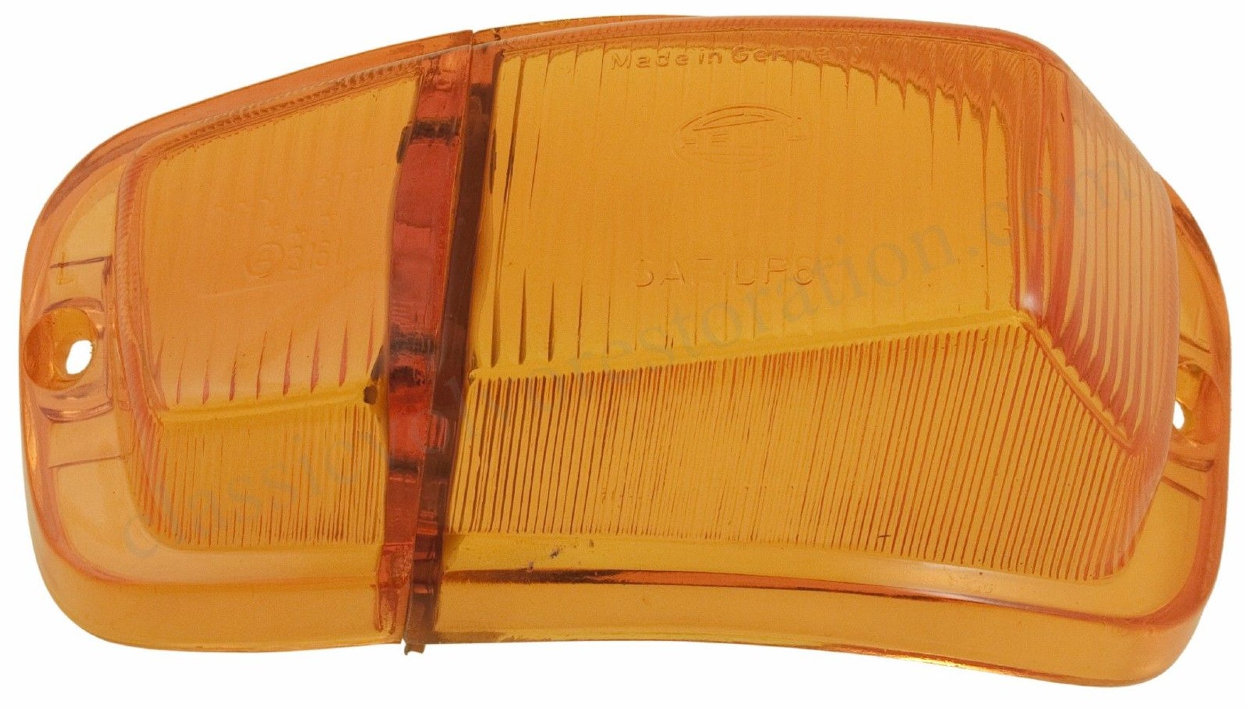 Verre de clignotant pour Volvo Amazon, Amazon Kombi, jaune/jaune, gauche