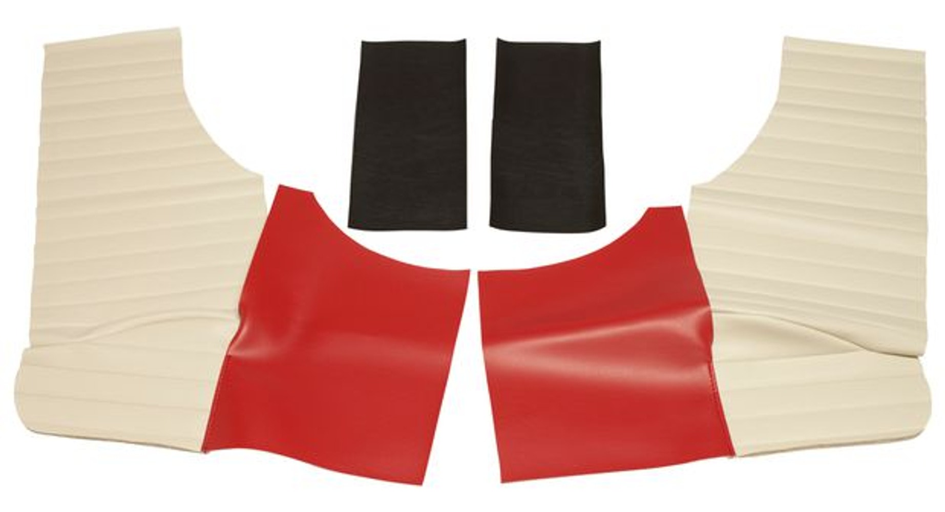 Panneau arrière Volvo PVA 1958-60 US rouge