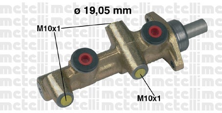Maître-cylindre de frein pour Volvo 740, 760, 940, 960 avec ABS 1982-91 — bild 2 av 3