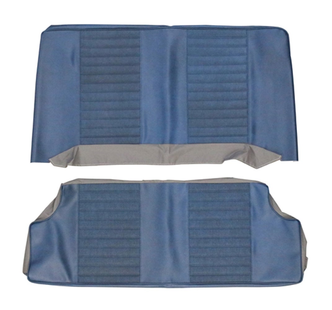 Garniture de siège arrière pour Volvo Amazon 2D 1970 bleue