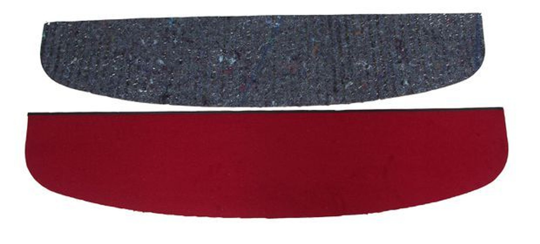 Étagère à chapeau en tissu rouge pour Volvo 140, 164 (1970).